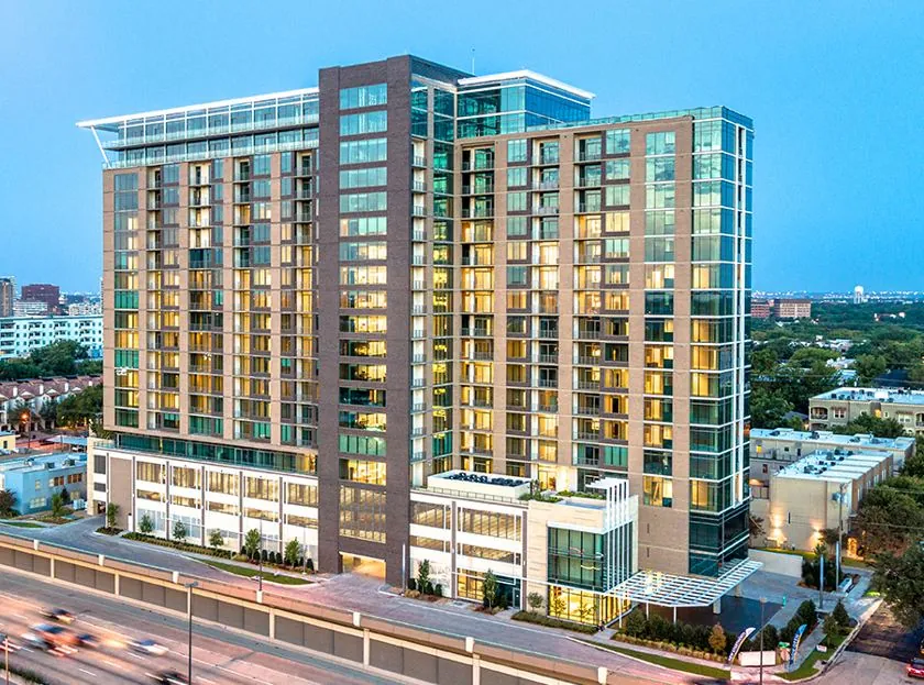 Class A multifamily building in a gateway market