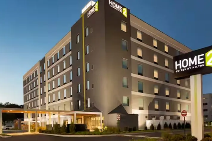 Limited-service hotel undergoing a property improvement plan